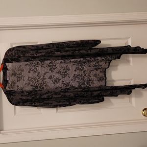 Wrap with dramatic front drape.